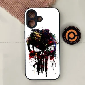 iPhone 17 - Punisher Skull Design - Premium Metal Printed soft Bumper shock Proof Case - Image 1
