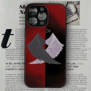 iPhone 16 Pro Max - Angel Wings 2.0 Design 7- Premium Printed Metal soft Bumper shock Proof Case CS-49090 - Image 1